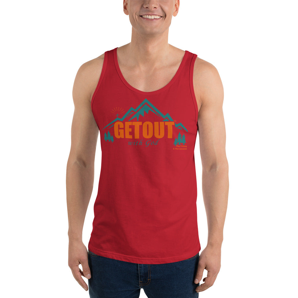 GETOUT - Unisex Tank Top - One Side