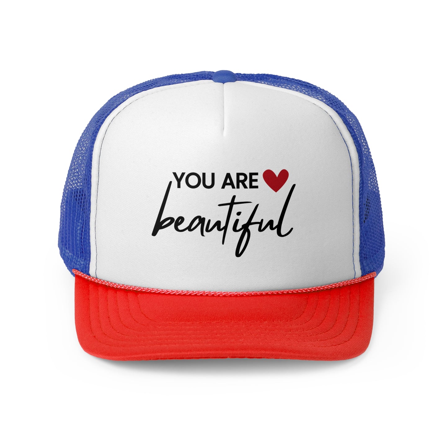 Christian Hats You are Beautiful Jesus Hat Rope Hat Christian Merch Jesus Apparel Christian Streetwear Trucker Hat Christian Spiritual Gifts