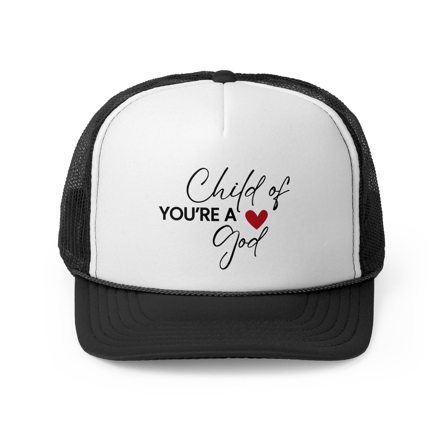 Christian Hats Child of God Jesus Hat Rope Hat Christian Merch Jesus Apparel Christian Streetwear Trucker Hat Christian Spiritual Gifts