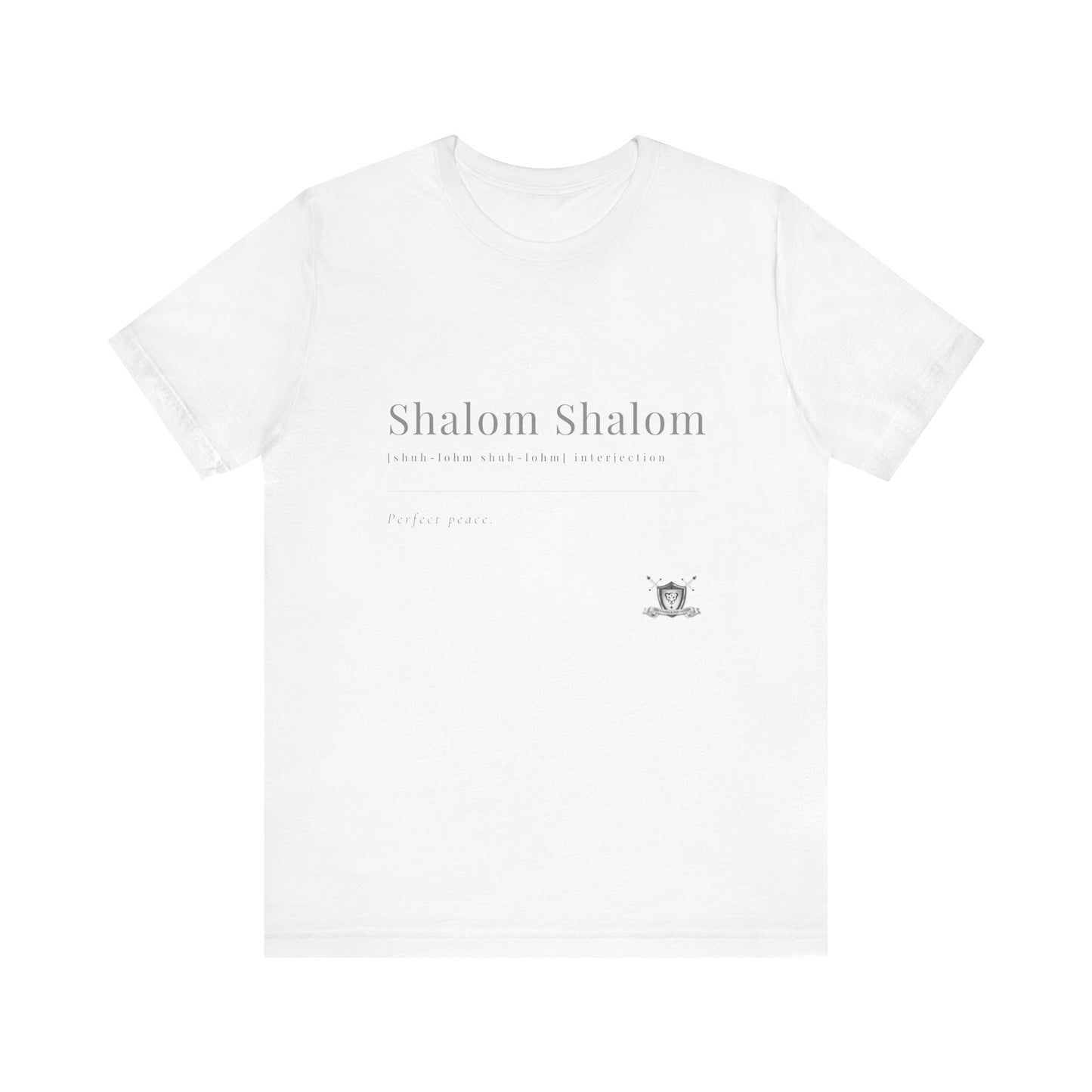 Shalom Shalom - Unisex Jersey Short Sleeve Tee