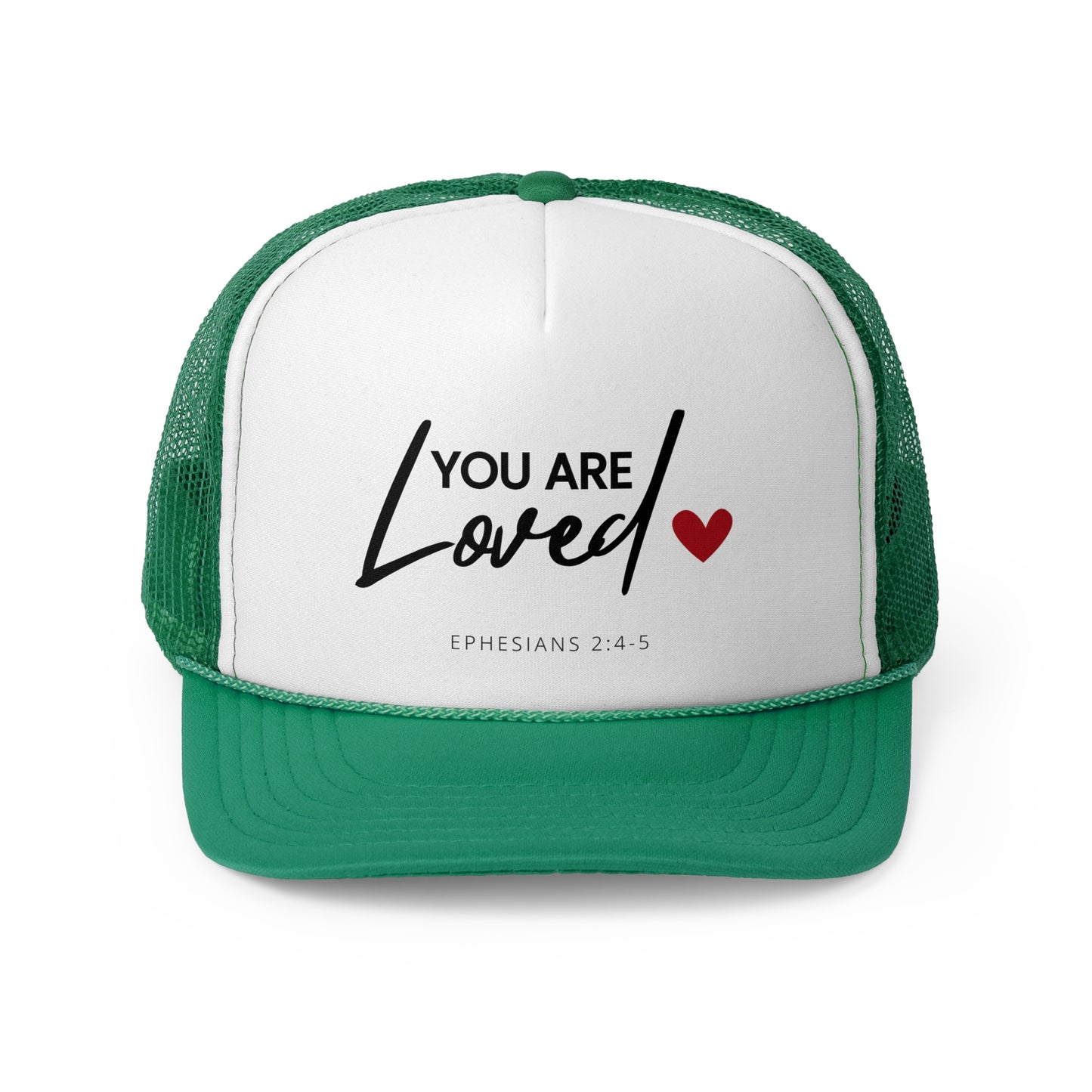 Christian Hats You are Loved Jesus Hat Rope Hat Christian Merch Jesus Apparel Christian Streetwear Trucker Hat Christian Spiritual Gifts