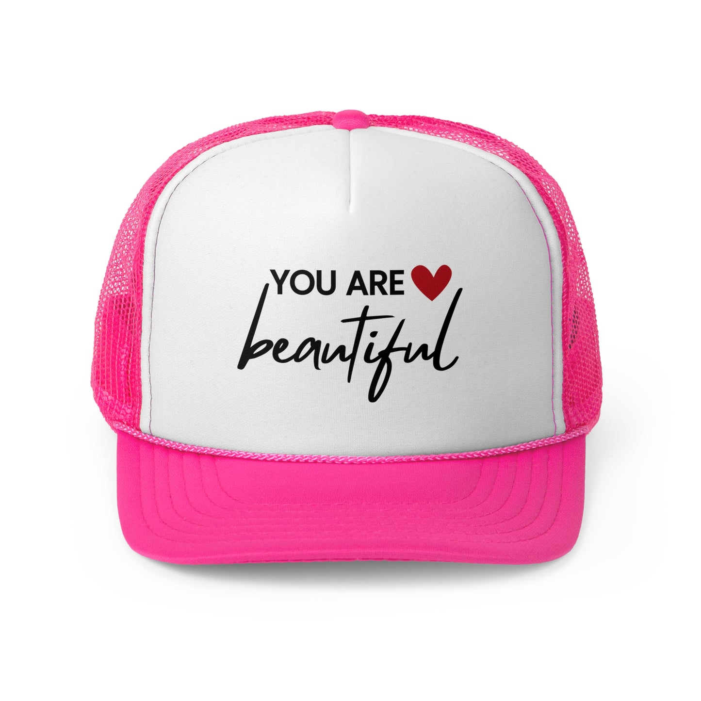 Christian Hats You are Beautiful Jesus Hat Rope Hat Christian Merch Jesus Apparel Christian Streetwear Trucker Hat Christian Spiritual Gifts