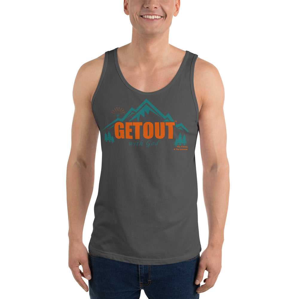 GETOUT - Unisex Tank Top - One Side