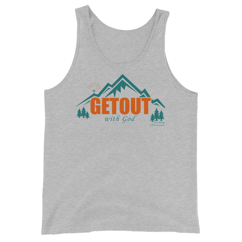 GETOUT - Unisex Tank Top - One Side