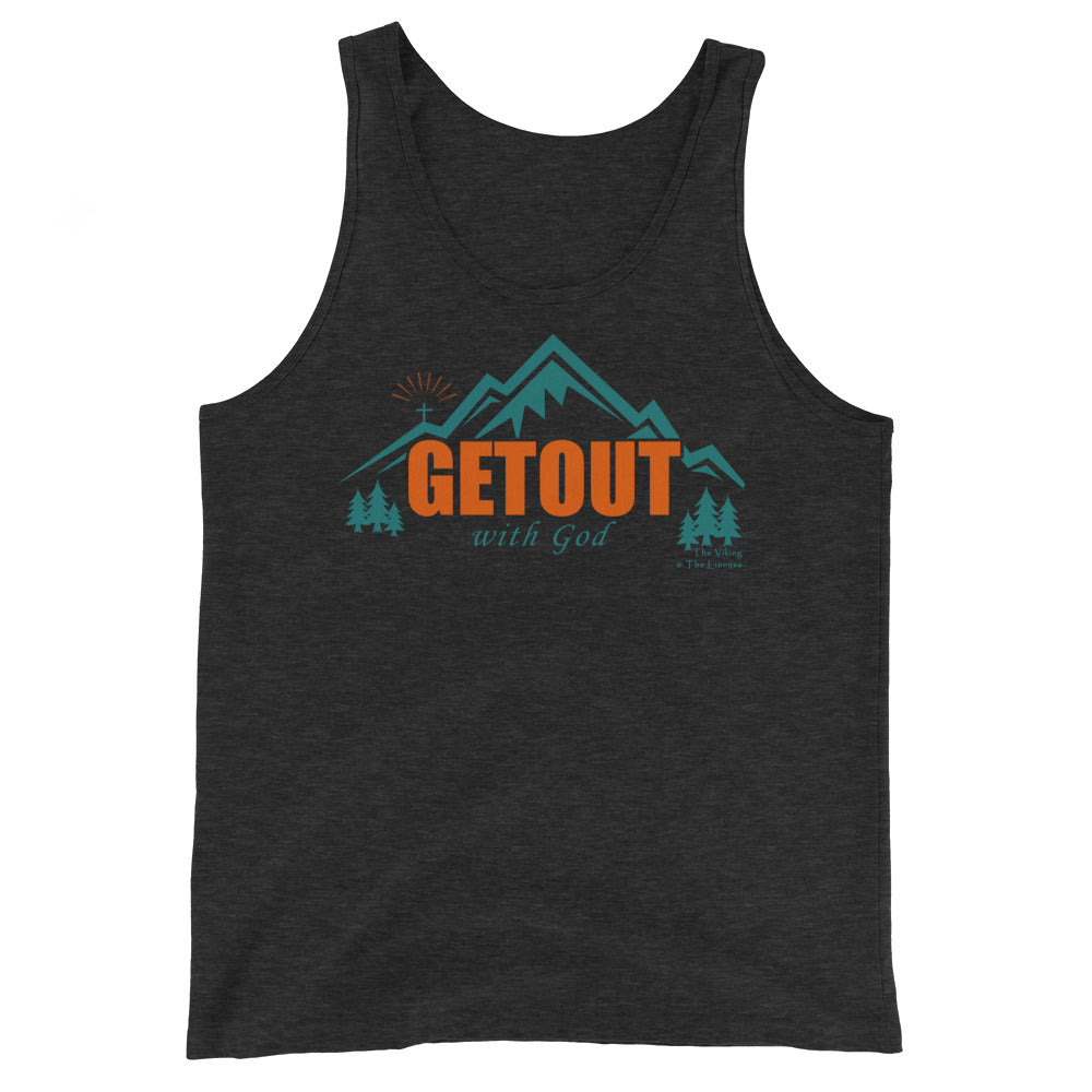 GETOUT - Unisex Tank Top - One Side