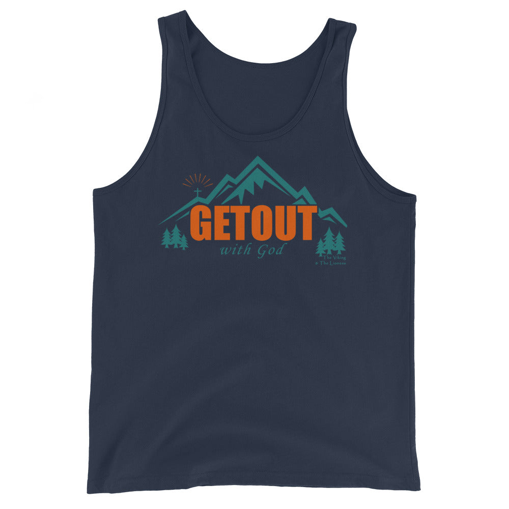 GETOUT - Unisex Tank Top - One Side