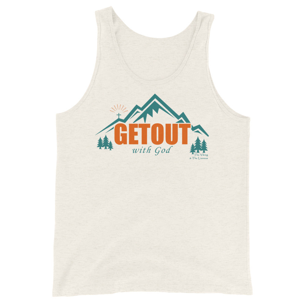 GETOUT - Unisex Tank Top - One Side