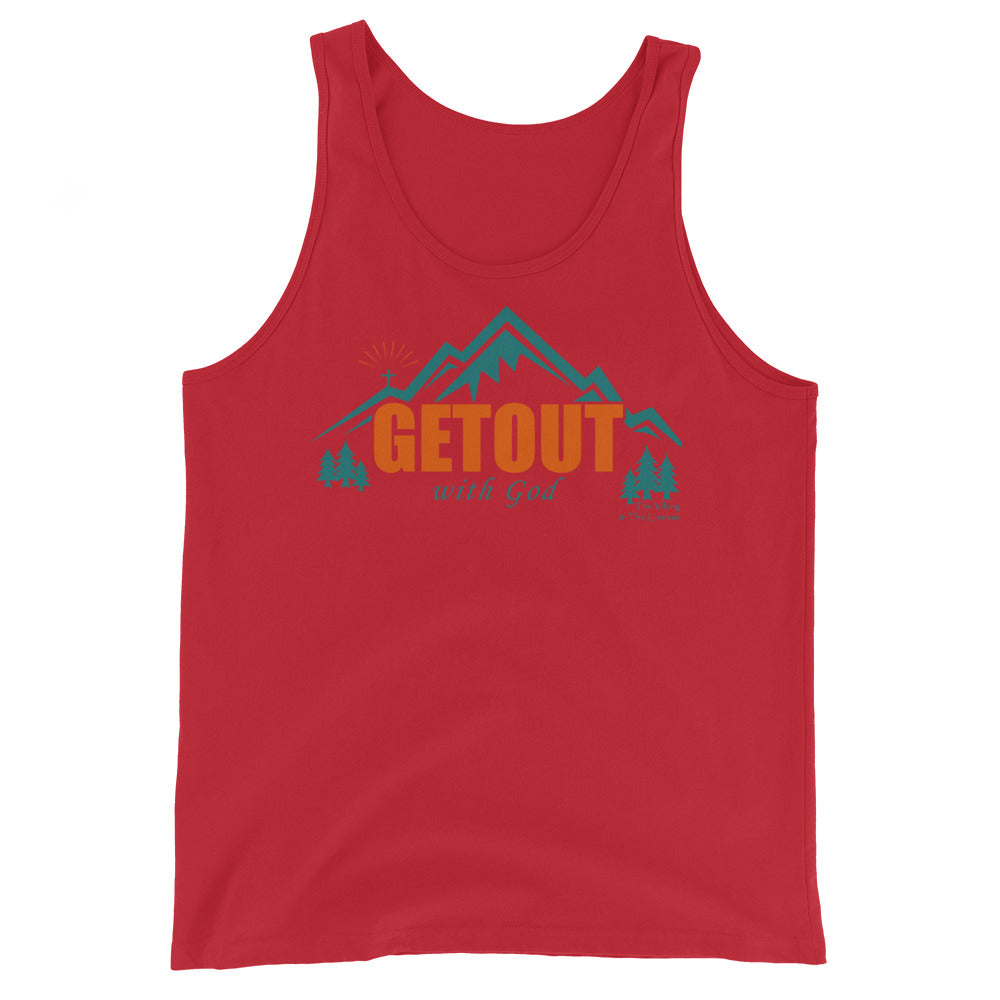 GETOUT - Unisex Tank Top - One Side