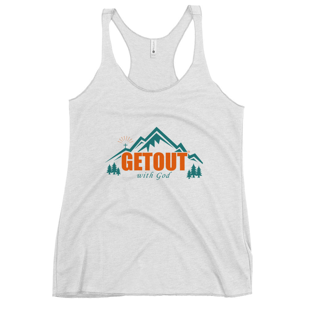 GETOUT - Women's Racerback Tank - Front and Back