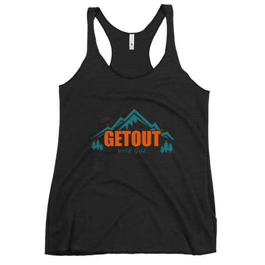 GETOUT - Women's Racerback Tank - Front and Back